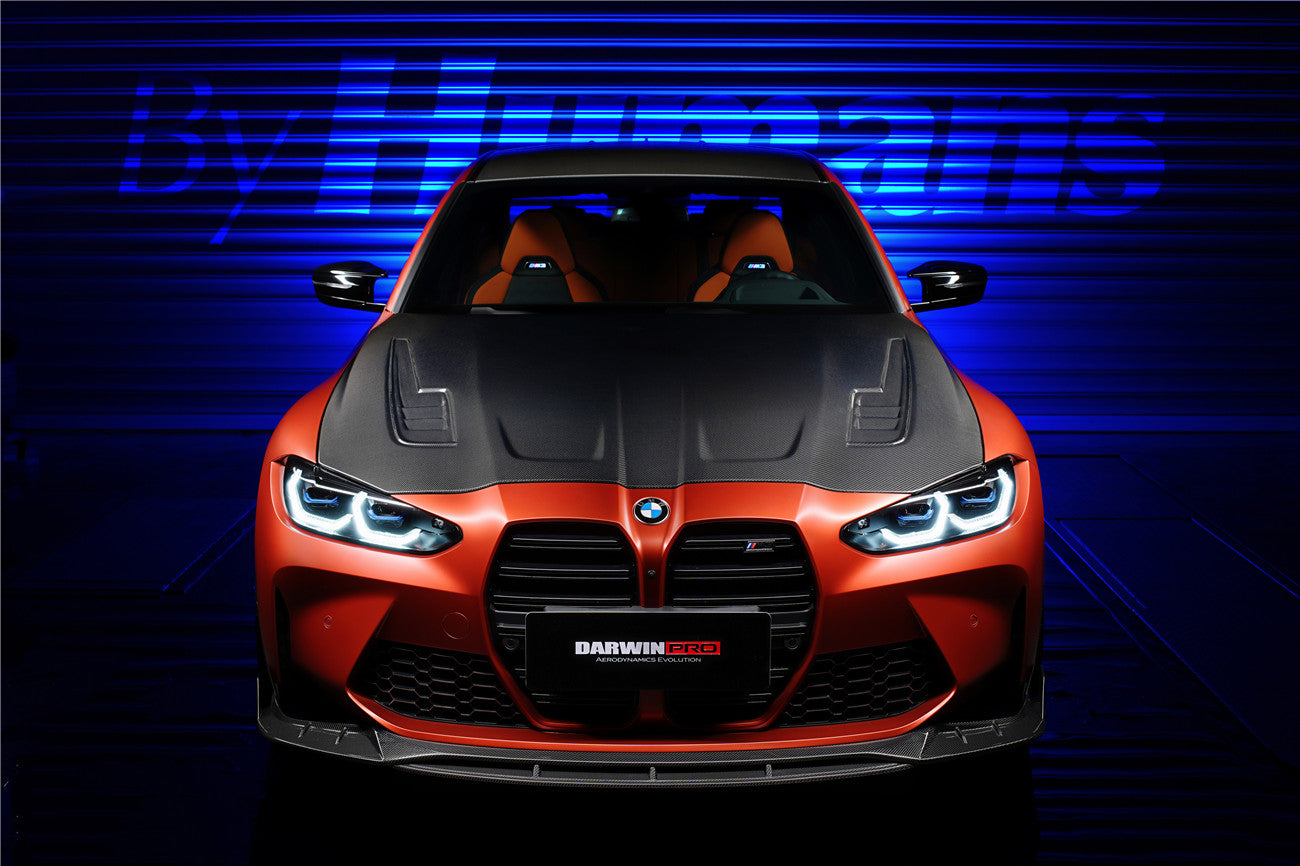 2021-UP BMW M3 G80 G81 M4 G82/G83 BKSSII Style Carbon Fiber Hood - DarwinPRO Aerodynamics