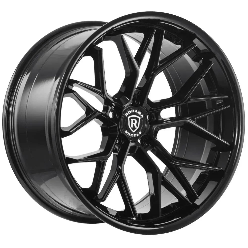 Rohana RFC3 19x8.5 ET35 Gloss Black 5x114 – (Square Set of 4)