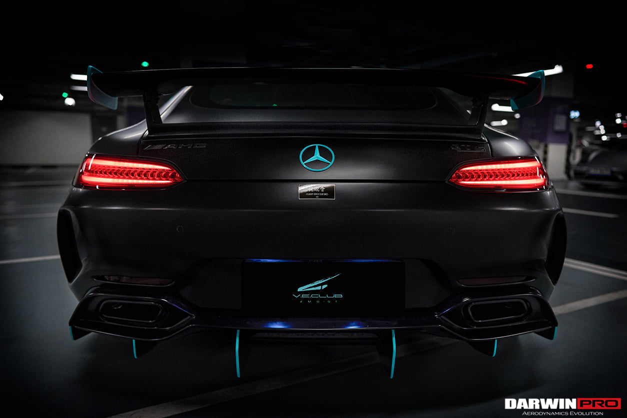 2017-2021 Mercedes Benz AMG GT/GTS IMP Performance Partial Carbon Fiber Rear Bumper w/ Diffuser - DarwinPRO Aerodynamics