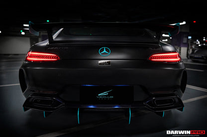 2017-2021 Mercedes Benz AMG GT/GTS IMP Performance Partial Carbon Fiber Rear Bumper w/ Diffuser - DarwinPRO Aerodynamics