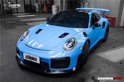 2013-2019 Porsche  991 991.1 & 991.2 Carrera, Turbo, C2, C2S, C4, C4S, Targa, GT3 GT2RS-Style Carbon Fiber Hood - DarwinPRO Aerodynamics