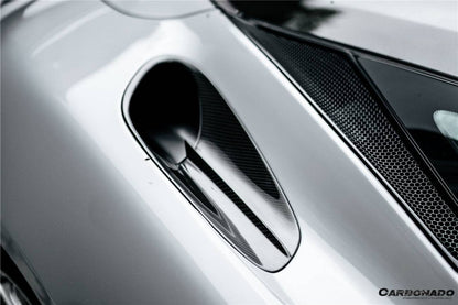 2020-2023 McLaren GT WP Style DRY Carbon Fiber Side Air Intake Fins - Carbonado Aero