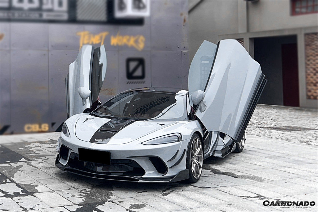 2020-2023 McLaren GT WP Style Dry Carbon Fiber Hood - Carbonado