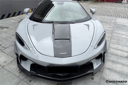2020-2023 McLaren GT WP Style Dry Carbon Fiber Hood - Carbonado