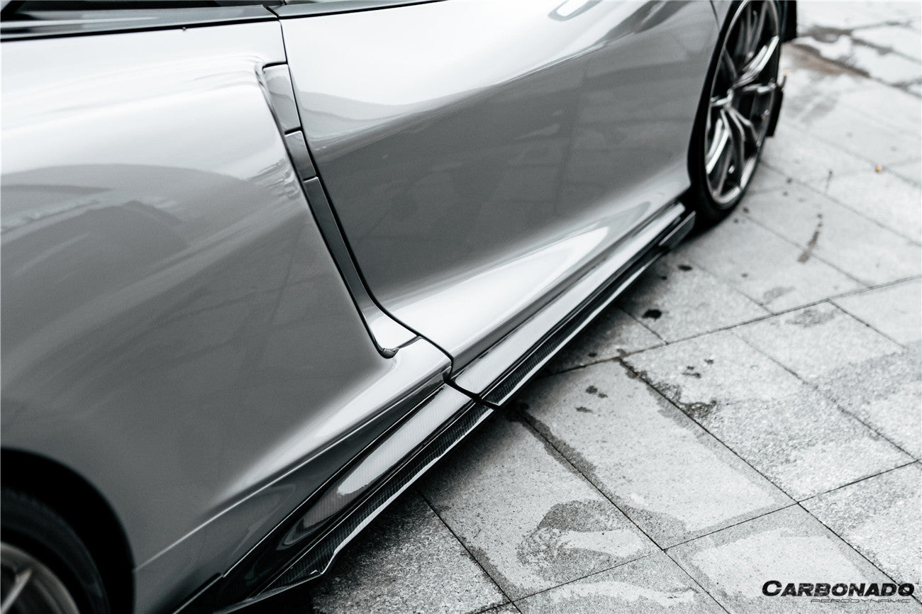2020-2023 McLaren GT WP Style Dry Carbon Fiber Side Air Intake Blades - Carbonado