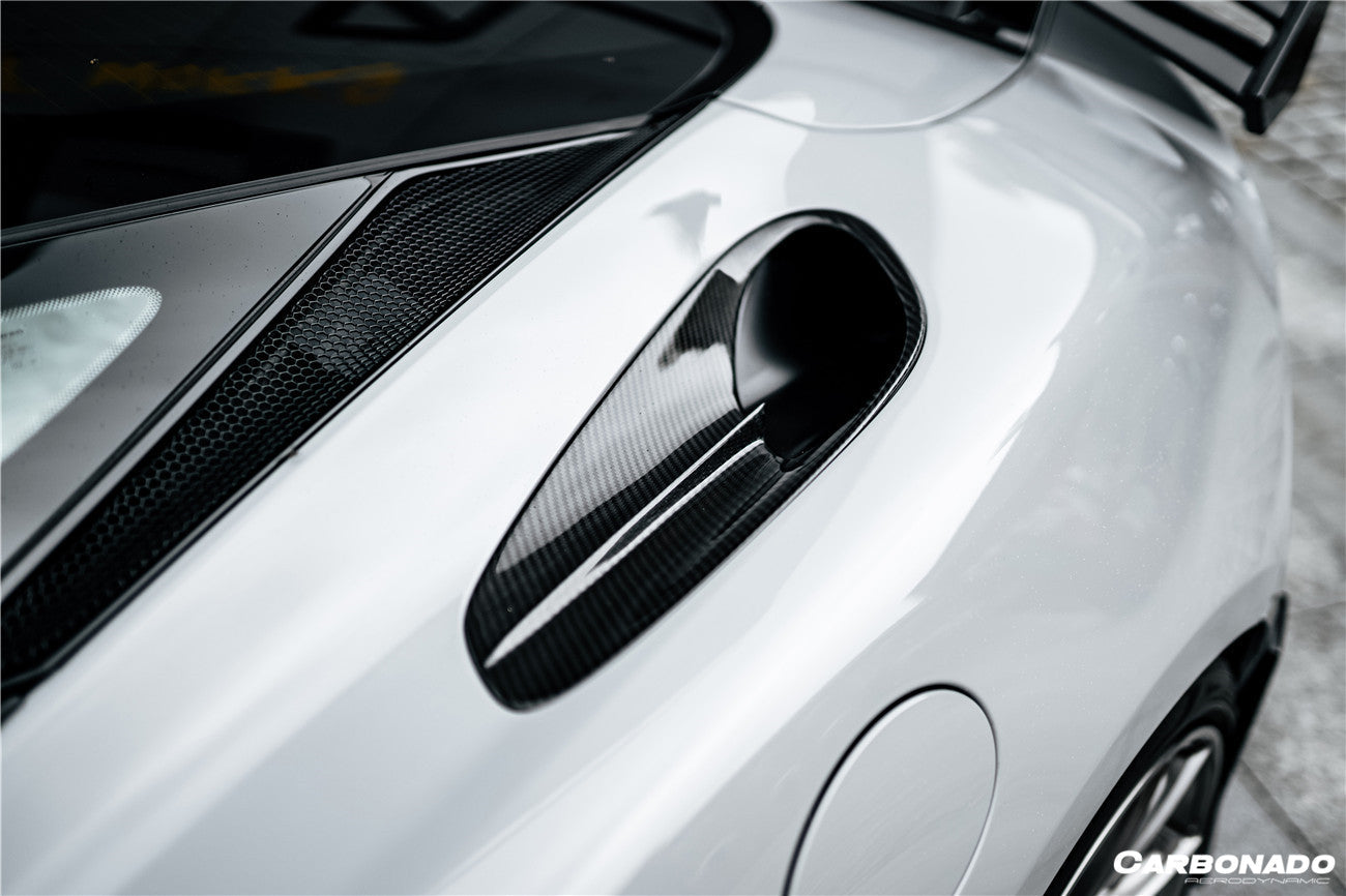 2020-2023 McLaren GT WP Style Dry Carbon Fiber Side Air Intake Vents - Carbonado