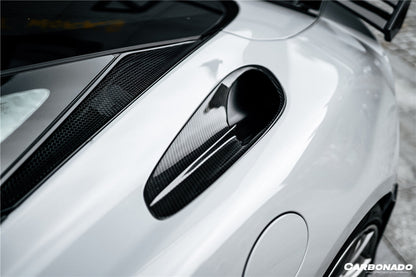 2020-2023 McLaren GT WP Style Dry Carbon Fiber Side Air Intake Vents - Carbonado