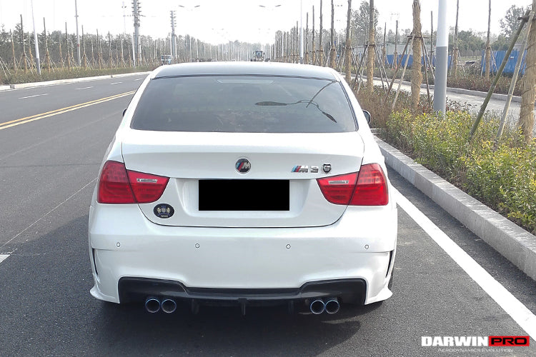 2008-2012 BMW 3 Series E90 LCI 1M Style Rear Bumper - DarwinPRO Aerodynamics
