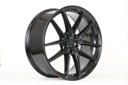 E1502 Gloss Black 20x8.5 ET35 5x112 – (Square Set of 4)