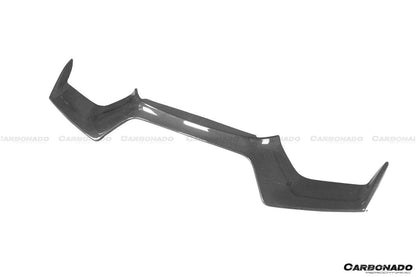 2018-2022 Ferrari 488 Pista OEM Style Carbon Fiber Front Bumper Middle Lip - Carbonado