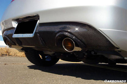 2008-2015 Infiniti G37s Coupe DTM-II Style Carbon Fiber Rear Lip - Carbonado Aero