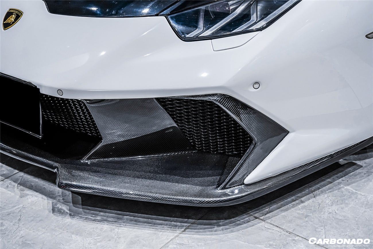 2015-2021 Lamborghini Huracan LP610/LP580/EVO VRS Style Front Bumper - Carbonado