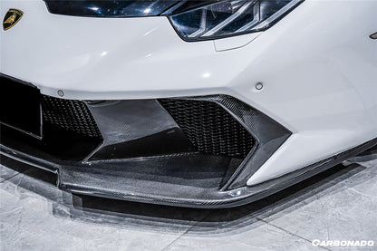 2015-2021 Lamborghini Huracan LP610/LP580/EVO VRS Style Front Bumper - Carbonado