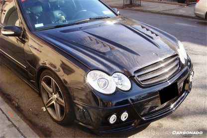 2003-2008 Mercedes Benz W209 CLK  W203 C55 AMG WI Style Hood Bonnet