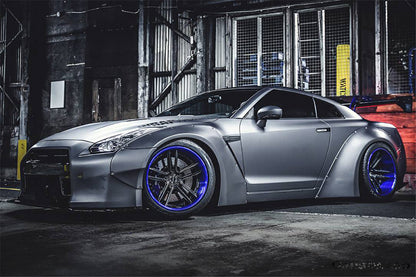2008-2016 Nissan GTR R35 CBA DBA DE Style Wide Fender Flares