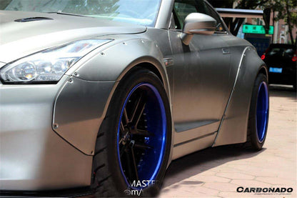 2008-2016 Nissan GTR R35 CBA DBA DE Style Wide Fender Flares