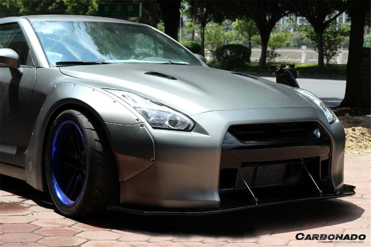 2008-2016 Nissan GTR R35 CBA DBA DE Style Wide Fender Flares