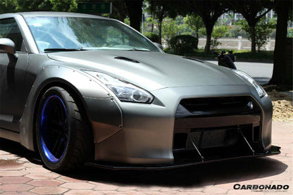 2008-2016 Nissan GTR R35 CBA DBA DE Style Wide Fender Flares
