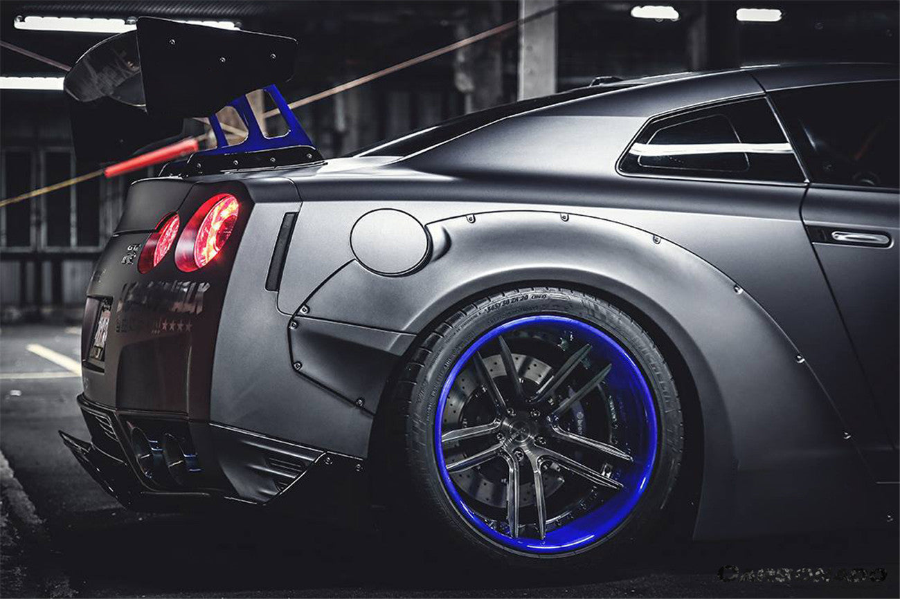 2008-2016 Nissan GTR R35 CBA DBA DE Style Wide Fender Flares