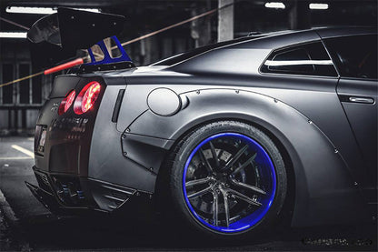 2008-2016 Nissan GTR R35 CBA DBA DE Style Wide Fender Flares