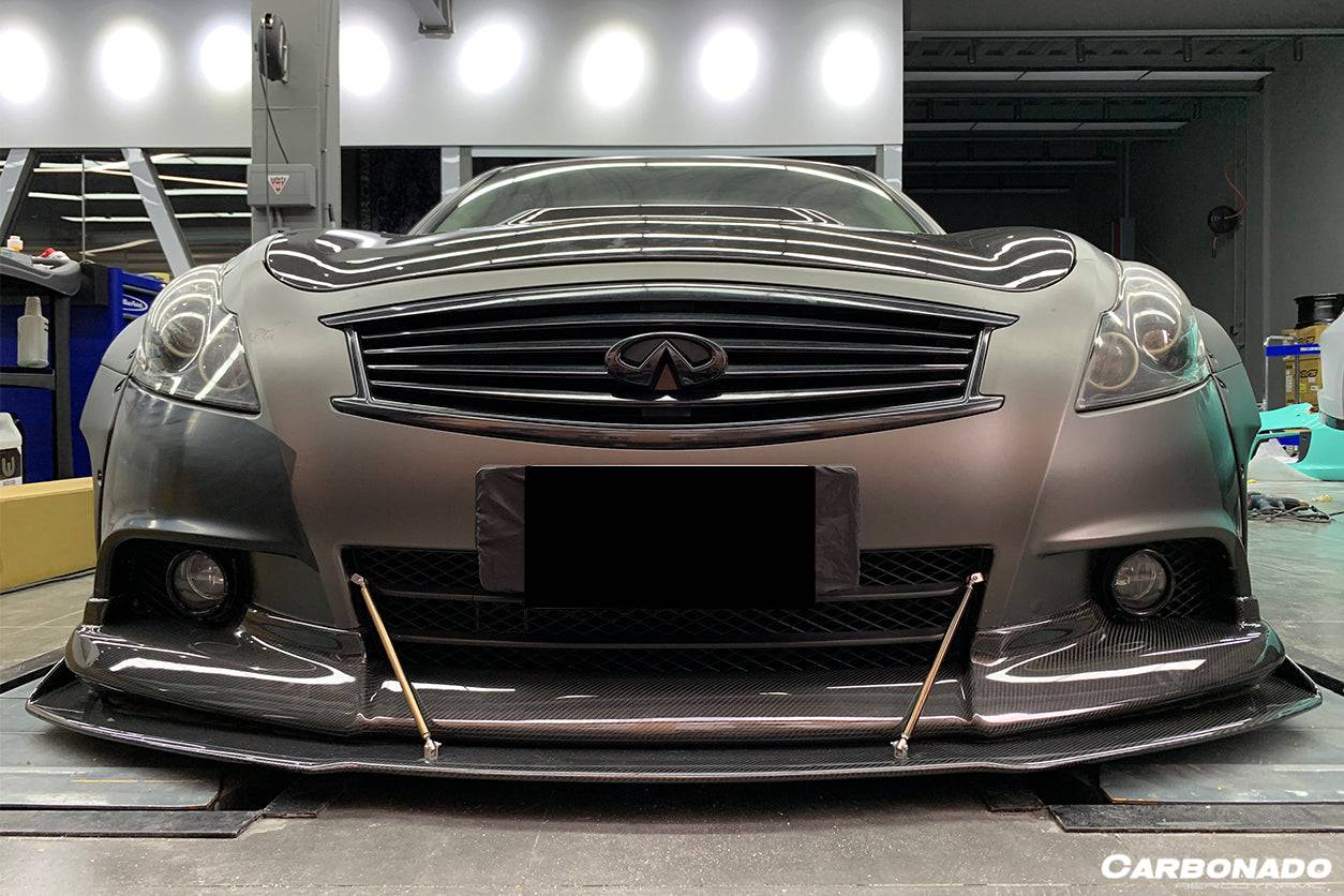 2010-2013 Infiniti G25/G37 Sedan BKSS Style Front Lip - Carbonado Aero