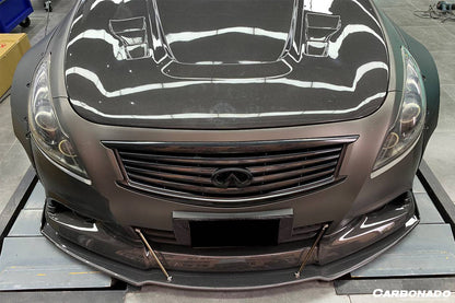 2010-2013 Infiniti G25/G37 Sedan BKSS Style Front Lip - Carbonado Aero