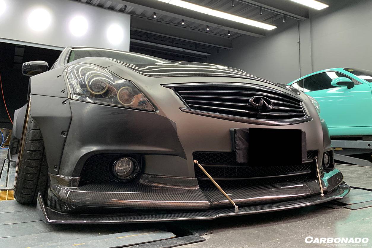 2010-2013 Infiniti G25/G37 Sedan BKSS Style Front Lip - Carbonado Aero