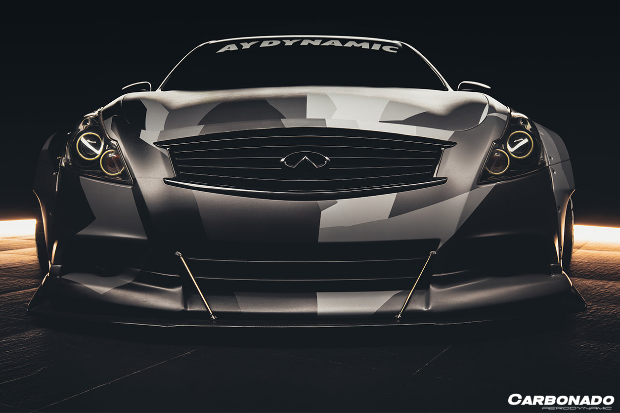 2010-2013 Infiniti G25/G37 Sedan BKSS Style Front Lip - Carbonado Aero