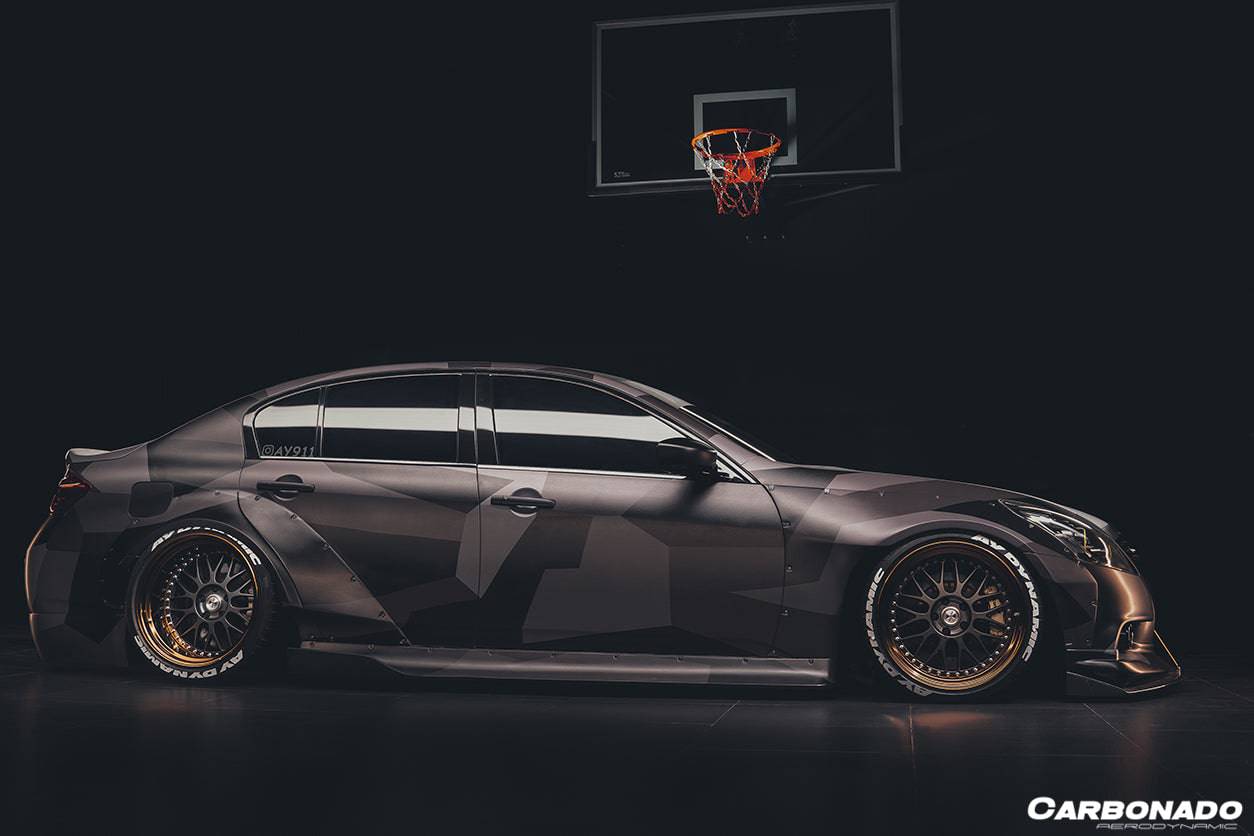 2010-2013 Infiniti G25/G37 Sedan BKSS Style Wide Body Kit - Carbonado