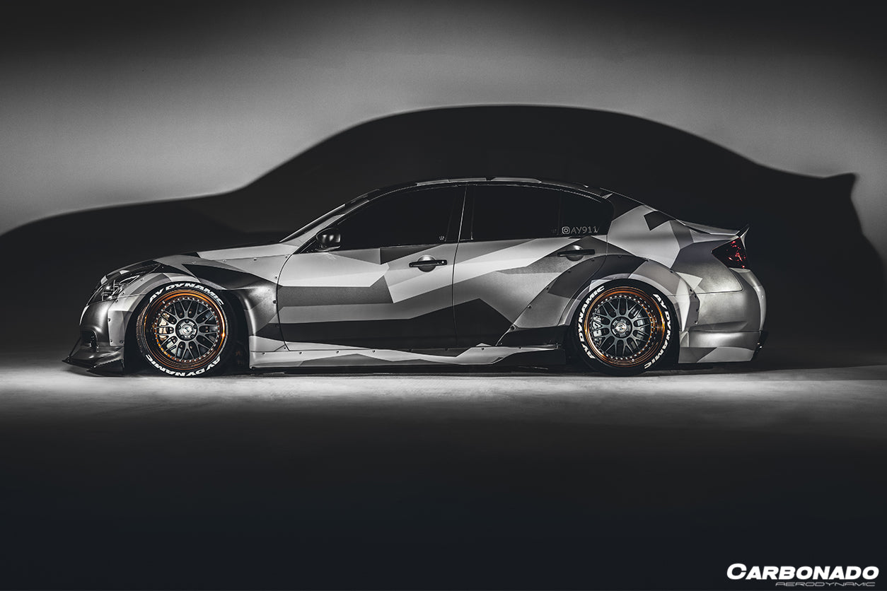 2010-2013 Infiniti G25/G37 Sedan BKSS Style Wide Body Kit - Carbonado Aero