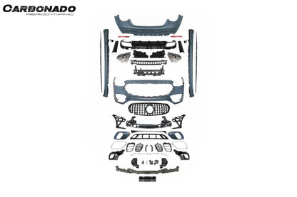 2021-2024 Mercedes Benz S Class W223 S500 S580 Sedan AMG Style Full body kit