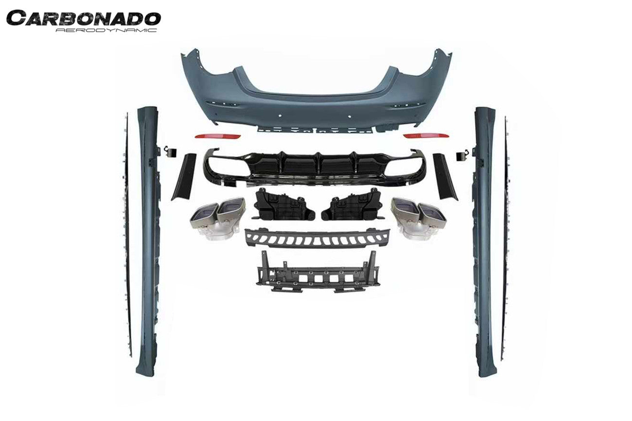 2021-2024 Mercedes Benz S Class W223 S500 S580 Sedan AMG Style Full body kit