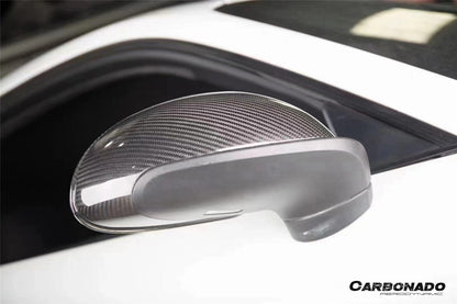 2012-2019 Porsche 911 991.1 991.2 Carrera 981 Cayman Boxster OEM Style Dry Carbon Fiber Mirror Housing Replacement | Fits GT3RS, GT3, GT2RS, Turbo S, GTS, Carrera 4 Cabriolet GTS, Carrera Cabriolet GTS, Targa 4 GTS, Targa 4S, Carrera 4S And 981GT4 LHD