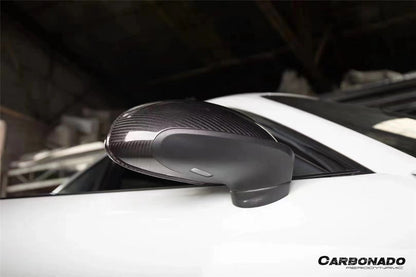 2012-2019 Porsche 911 991.1 991.2 Carrera 981 Cayman Boxster OEM Style Dry Carbon Fiber Mirror Housing Replacement | Fits GT3RS, GT3, GT2RS, Turbo S, GTS, Carrera 4 Cabriolet GTS, Carrera Cabriolet GTS, Targa 4 GTS, Targa 4S, Carrera 4S And 981GT4 LHD