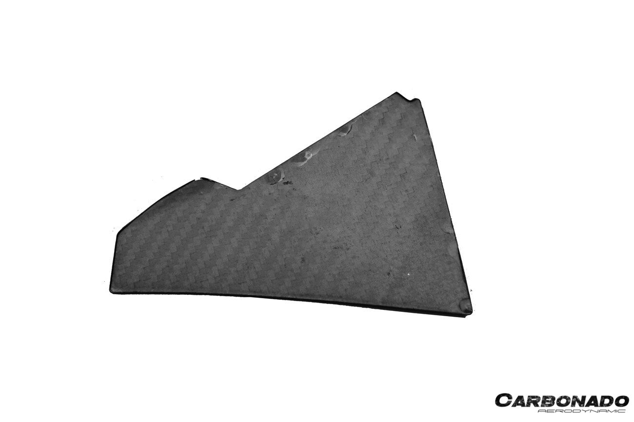 2013-2019 Corvette C7 Z06 Grandsport Dry Carbon Fiber Outside Gears Panel Protective Cover Trim