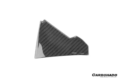 2013-2019 Corvette C7 Z06 Grandsport Dry Carbon Fiber Outside Gears Panel Protective Cover Trim