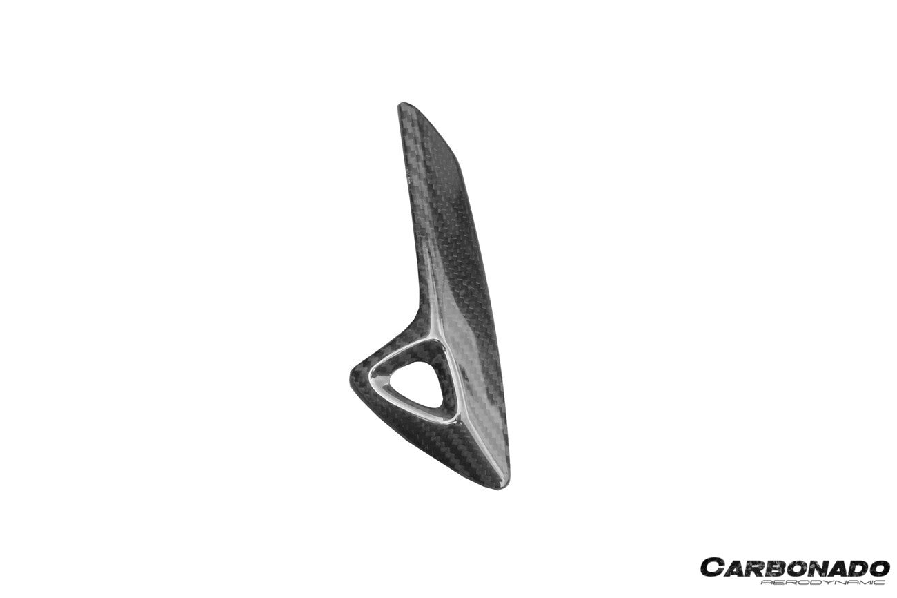 2013-2019 Corvette C7 Z06 Grandsport Dry Carbon Fiber Interior Door Handle molding Cover Trims
