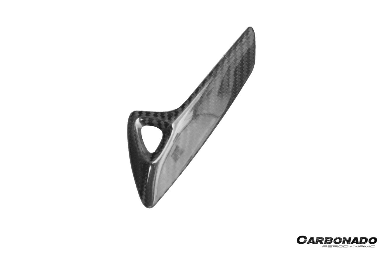 2013-2019 Corvette C7 Z06 Grandsport Dry Carbon Fiber Interior Door Handle molding Cover Trims