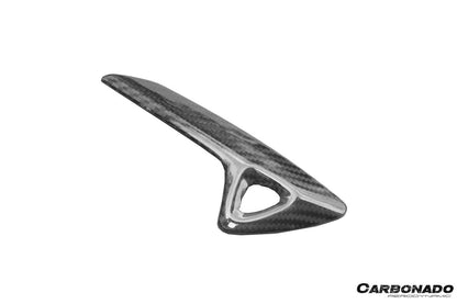 2013-2019 Corvette C7 Z06 Grandsport Dry Carbon Fiber Interior Door Handle molding Cover Trims