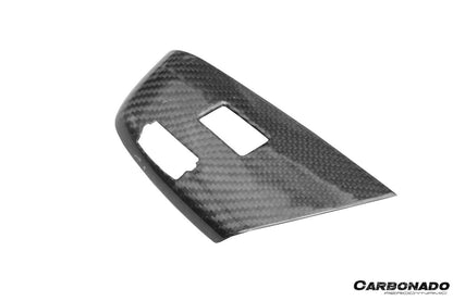 2013-2019 Corvette C7 Z06 Grandsport Dry Carbon Fiber Interior passenger Window Switch Side Armrest Panel cover Trim