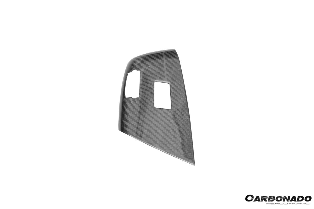 2013-2019 Corvette C7 Z06 Grandsport Dry Carbon Fiber Interior passenger Window Switch Side Armrest Panel cover Trim