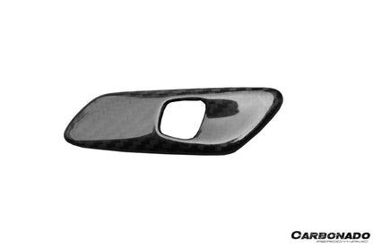 2013-2019 Corvette C7 Z06 Grandsport Dry Carbon Fiber Interior Door Handle molding Cover Trims