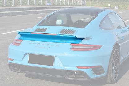 2016-2019 Porsche 911 991.2 Turbo S Carbon Fiber OEM Down Wing Spoiler Base