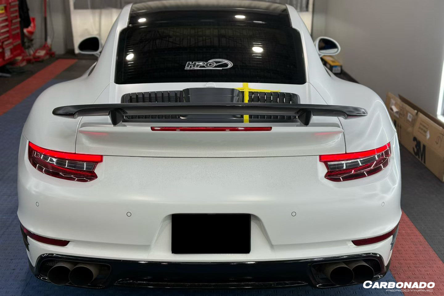 2016-2019 Porsche 911 991.2 Turbo Turbo S Carbon Fiber Engine Hood Vent
