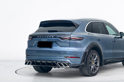 2018-2025 Porsche 9Y0.1 9Y0.2 Cayenne S   E-Hybrid    Turbo MSY Style Dry Carbon Fiber Trunk Spoiler