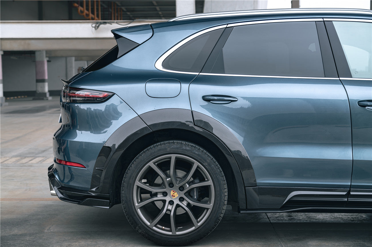 2018-2025 Porsche 9Y0.1 9Y0.2 Cayenne S   E-Hybrid    Turbo MSY Style Dry Carbon Fiber Trunk Spoiler