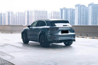 2018-2025 Porsche 9Y0.1 9Y0.2 Cayenne S   E-Hybrid    Turbo MSY Style Dry Carbon Fiber Trunk Spoiler