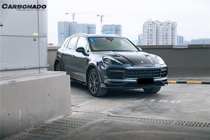 2018-2023 Porsche 9Y0 Cayenne Turbo MSY Style Dry Carbon Fiber Front Lip