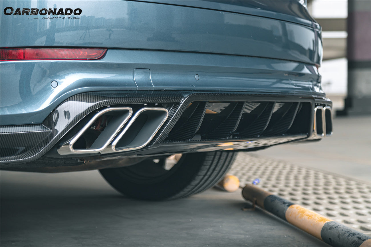 2018-2026 Porsche 9Y0 9Y3 Cayenne S Coupe E-Hybrid MSY Style Dry Carbon Fiber Rear Lip Diffuser