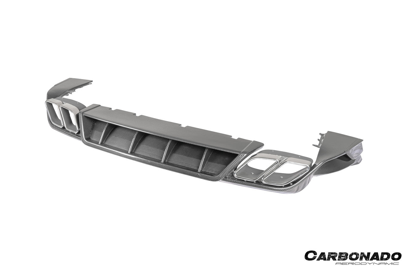 2018-2026 Porsche 9Y0 9Y3 Cayenne S Coupe E-Hybrid MSY Style Dry Carbon Fiber Rear Lip Diffuser